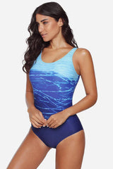 Athletic Training Cross Back Swimwear - TEVQA