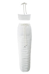 Kaitlyn Halter Maxi Dress - TEVQA
