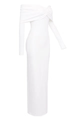 Off Shoulder Bodycon Bardot Midi Dress | Dress In Beauty