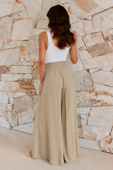 Basic High Waisted Flare Trousers | Dress In Beauty