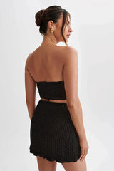 Crochet Mini Skirt Set - View 7 | TEVQA