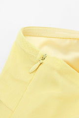 Elinor Yellow Satin Maxi Dress | Dress In Beauty