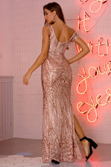 Formal Sequin Mermaid Dress - View 8 | TEVQA