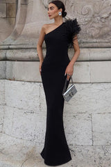 Lara Maxi Feather Dress | Dress In Beauty