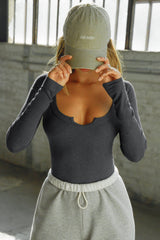 Henley Long Sleeve Top | Dress In Beauty