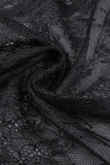 Aliza Lace and Mesh Fit and Flare Dress - View 16 | TEVQA