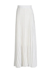 Mandarin Collar Peplum Jacket and Pleated Skirt Set - View 10 | TEVQA