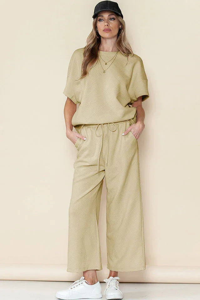 Textured Short Set - TEVQA