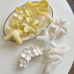 "Sunshine & Cream" Summer Statement Hair Claw Clip Collection (4 Styles)