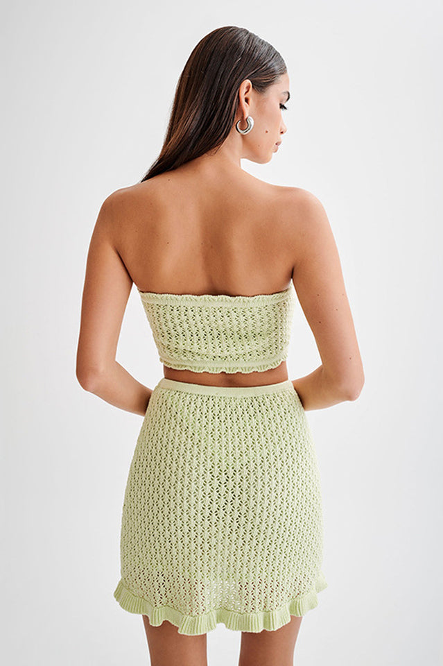 Always Say Goodbye Crochet Mini Skirt Set | Dress In Beauty