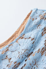 Ariana Floral Lace Sleeveless Midi Dress | Dress In Beauty