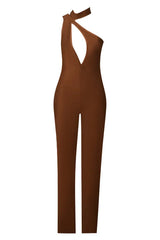 Babara One Shoulder Jumpsuit - View 8 | TEVQA