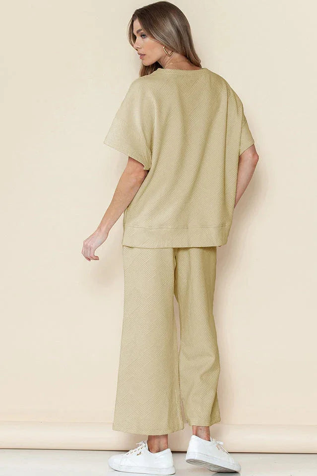 Textured Short Set - TEVQA