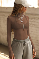 Exposed Seams Long Sleeve Top | Dress In Beauty