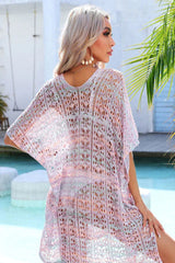 Crochet knit beach cover-up - View 6 | TEVQA