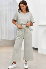 Textured Short Set - TEVQA