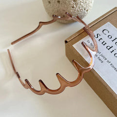 Wavy Comb Headband - Non-Slip Volumizing Toothed Hair Band - TEVQA
