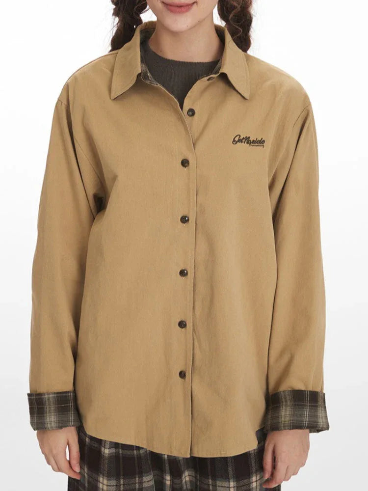 Reversible Oversized Shirt Jacket - View 6 | TEVQA