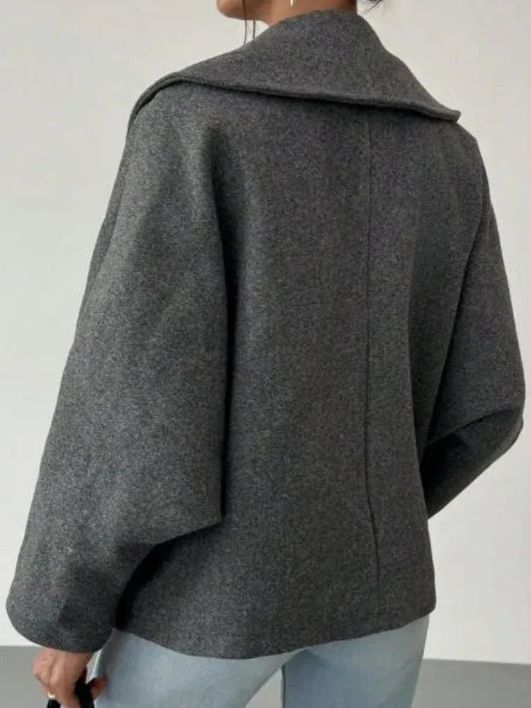 The Rowan Architectural Shawl Collar Jacket - TEVQA