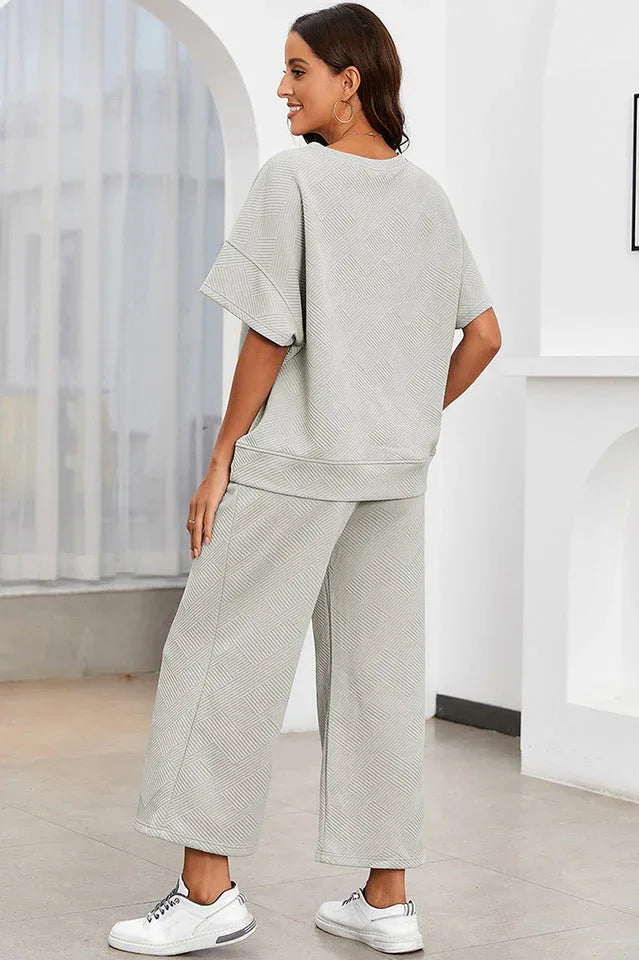 Textured Short Set - TEVQA