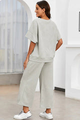 Textured Short Set - TEVQA