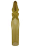 Ruched Maxi Dress with Headscarf - View 23 | TEVQA