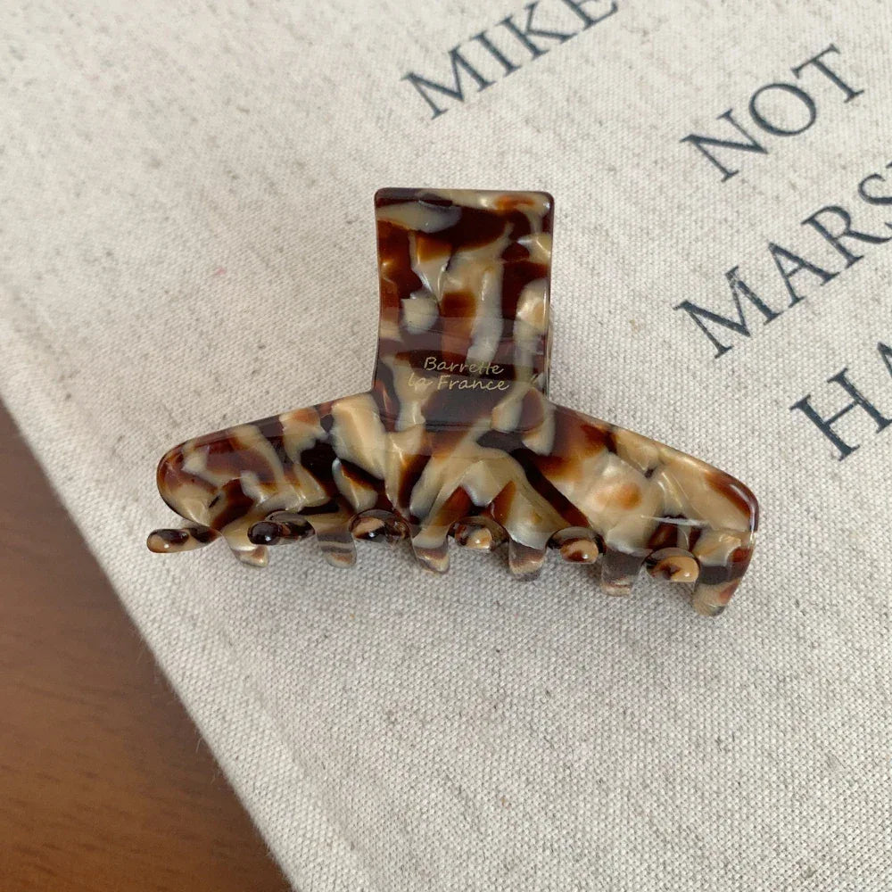 Medium Acetate Hair Claw Clip - View 9 | TEVQA