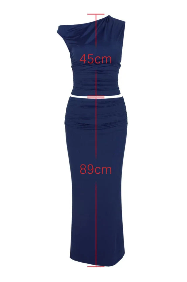 Vamika Maxi Skirt Set - TEVQA