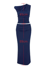 Vamika Maxi Skirt Set - TEVQA