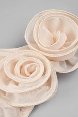 Vissarion 3D Flower Pleat Jumpsuit - TEVQA