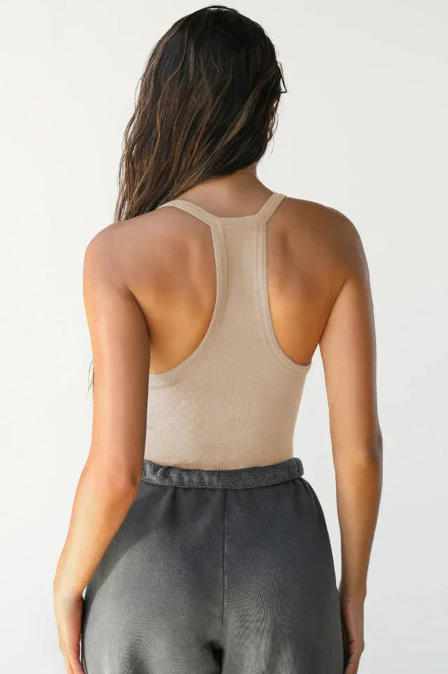 Amelie Ribbed Knit Tank Top - View 23 | TEVQA