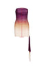Strapless Ombre Mini Dress - View 8 | TEVQA
