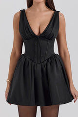 Emmeliette Satin Mini Dress | Dress In Beauty