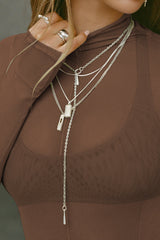 Exposed Seams Long Sleeve Top | Dress In Beauty