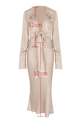 Draped Tie Front Shirt Set | Dress In Beauty