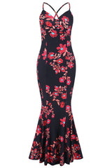 Crisscross Spaghetti Strap Fishtail Dress | Dress In Beauty