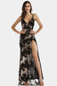 Sequin Halter Neck Cocktail Dress - View 6 | TEVQA