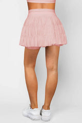 High Waist Ruffle Skort - View 20 | TEVQA