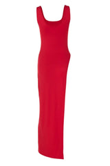 Diagonal Hem Maxi Knit Top - View 15 | TEVQA
