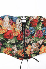 Floral Tapestry Corset Top - View 11 | TEVQA