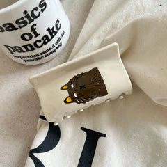 Artistic 3D Animal Acetate Hair Claw Clip - 3.15 Inch