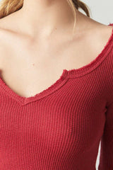 Coquette Ribbed Knit Crop Top - TEVQA