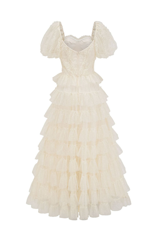 Lisette Ruffle Off Shoulder Gown | Dress In Beauty