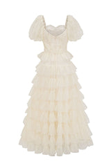 Lisette Ruffle Off Shoulder Gown | Dress In Beauty