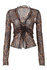 Myka Long Sleeve Mesh Top | Dress In Beauty