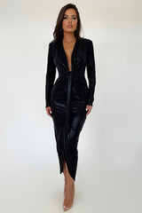 Juliette Metallic Tie Front Dress | Dress In Beauty