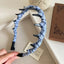 Plaid ruched headband - View 6 | TEVQA