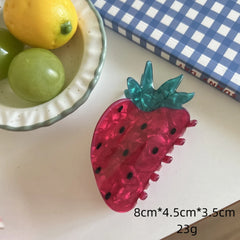 "Farmer's Market" Whimsical Acetate Fruit Clip Collection (3-4 Inch)