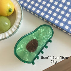 "Farmer's Market" Whimsical Acetate Fruit Clip Collection (3-4 Inch)