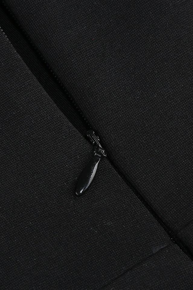 Strapless Crystal Chain Detail Wide Leg Jumpsuit - View 10 | TEVQA